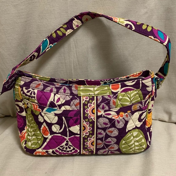 Vera Bradley Petal Pink / Plum Crazy 2 bag Combo - Picture 5 of 8
